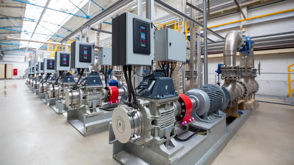 Energy efficient water pump operation using VFD