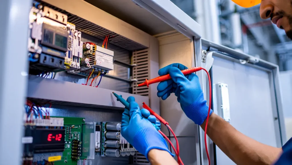 VFD PCB repair and fault diagnosis in industrial workshop